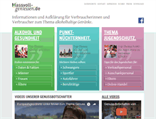 Tablet Screenshot of massvoll-geniessen.de